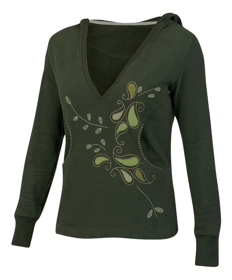 Womens Prana Zoe Hoodie Long Sleeve Non-Technical Tops