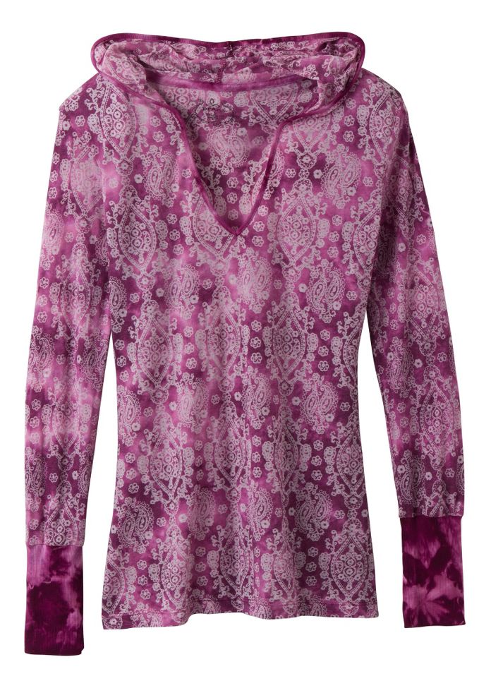Womens Prana Julz Hoodie Long Sleeve Non-Technical Tops