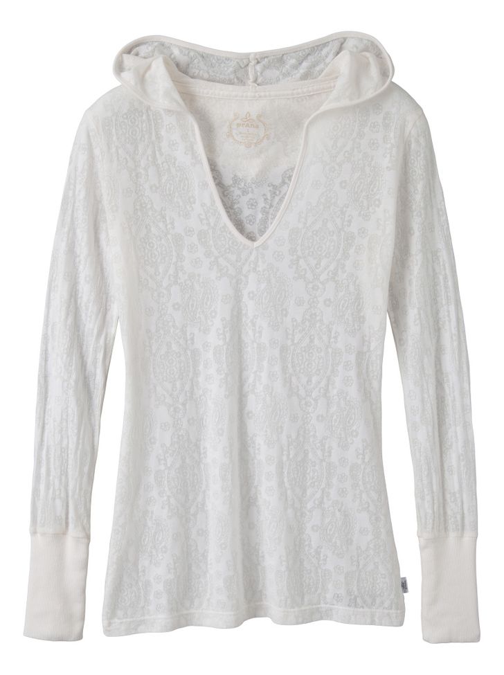 Womens Prana Julz Hoodie Long Sleeve Non-Technical Tops
