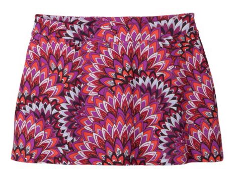 Womens Prana Sugar Printed Mini Skirt Skort Fitness Skirts