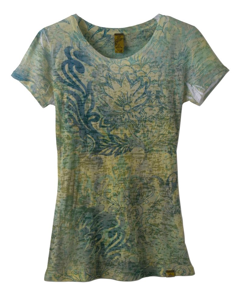 Womens Prana Lotus Top Short Sleeve Non-Technical Tops