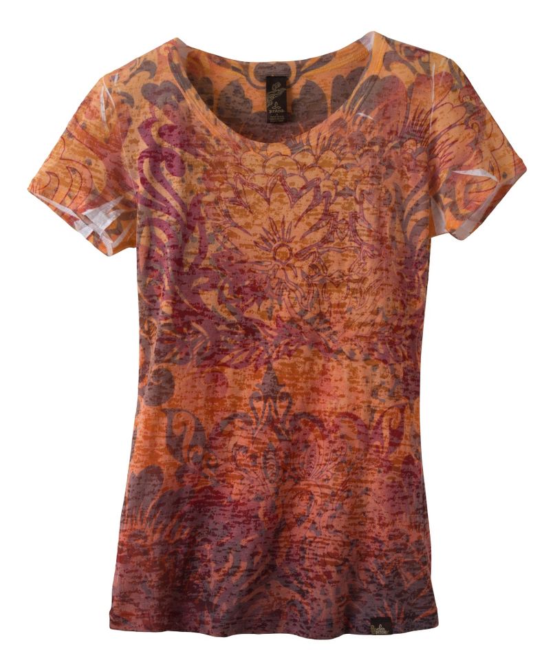 Womens Prana Lotus Top Short Sleeve Non-Technical Tops