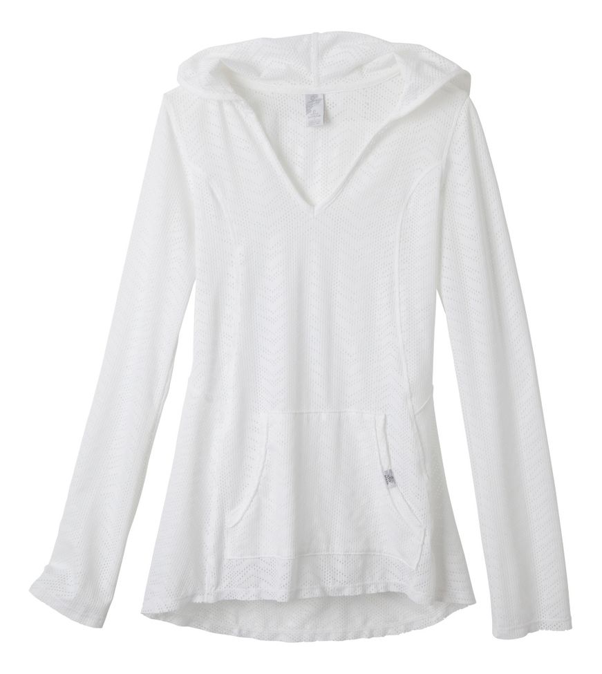 Womens Prana Angie Hoodie Long Sleeve No Zip Technical Tops