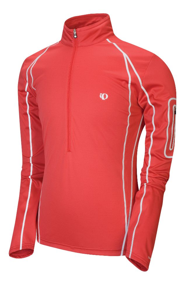 Mens Pearl Izumi Fly Evo Pullover Long Sleeve Top 1/2 Zip Technical Tops