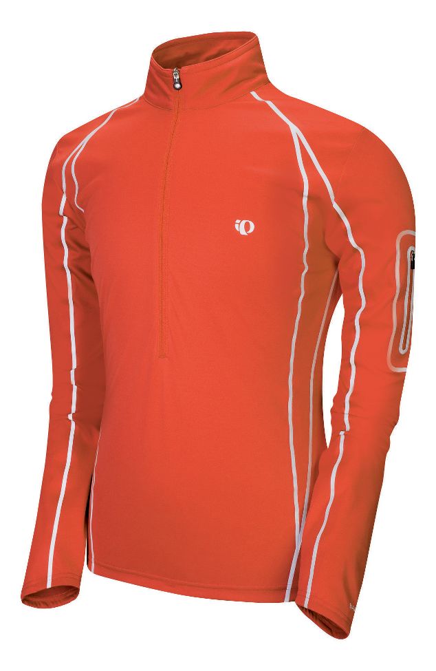 Mens Pearl Izumi Fly Evo Pullover Long Sleeve Top 1/2 Zip Technical Tops