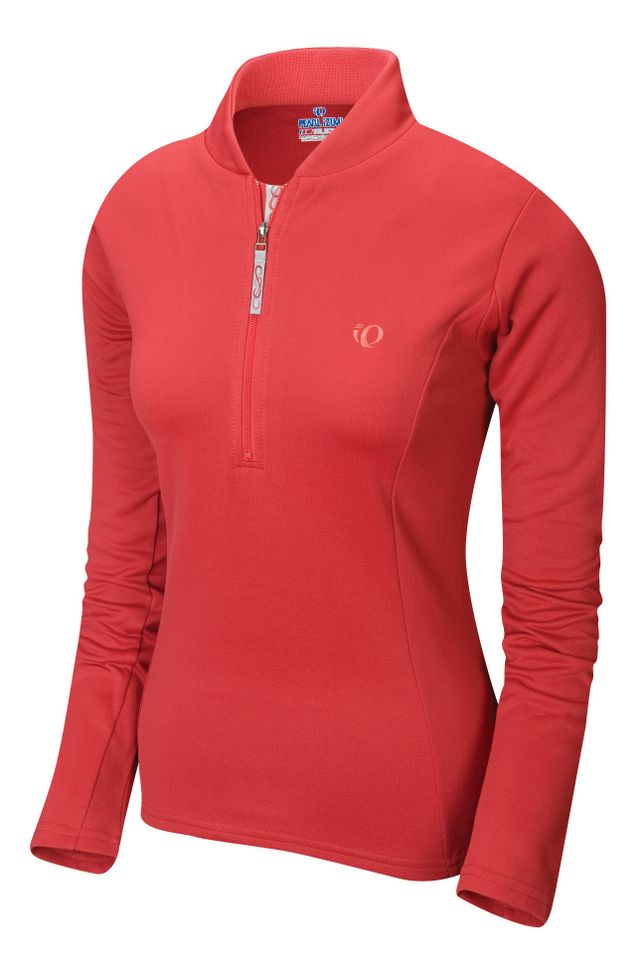 Womens Pearl Izumi Aurora Thermal Long Sleeve 1/2 Zip Technical Tops