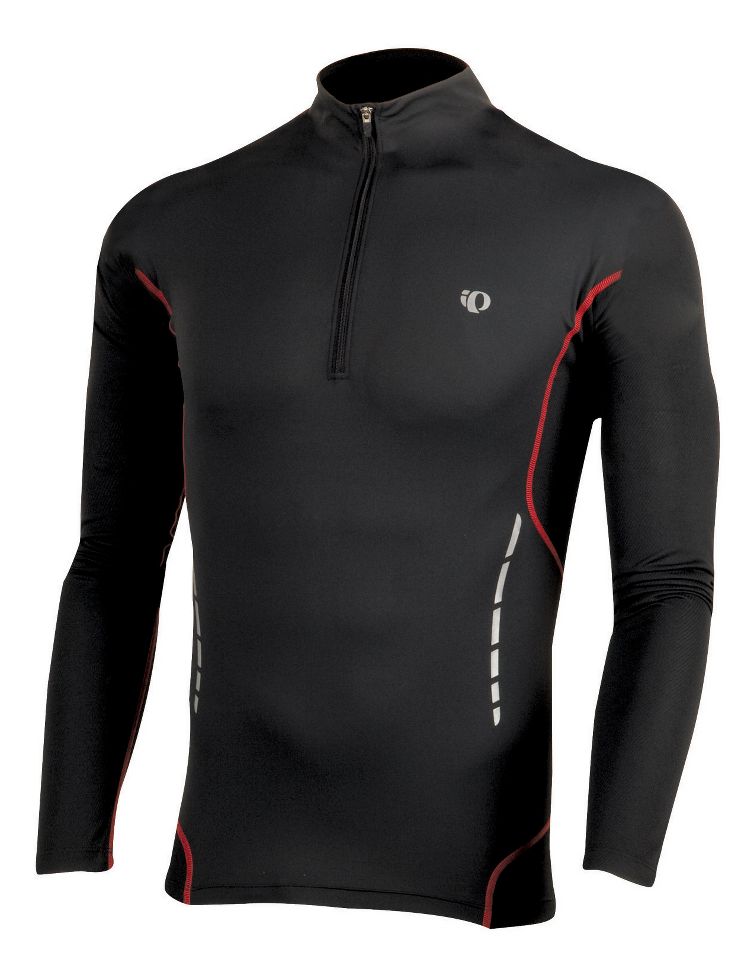 Mens Pearl Izumi Long Sleeve Fly Half Zip Technical Tops