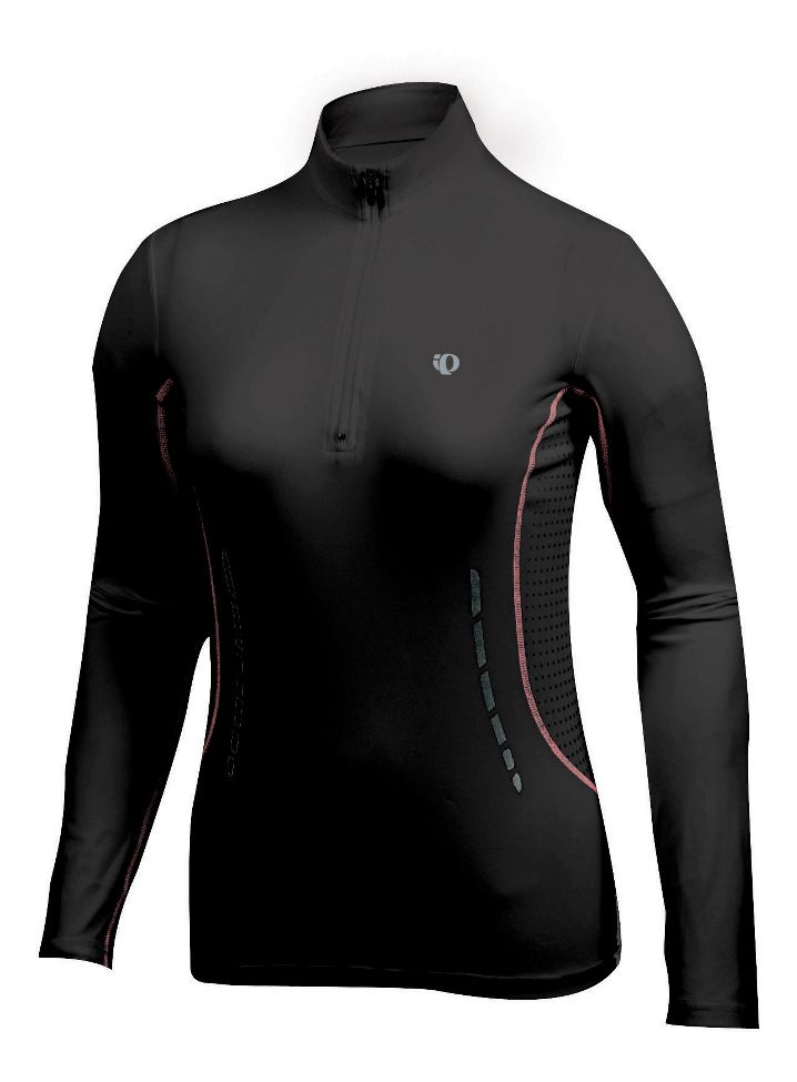 Womens Pearl Izumi Long Sleeve Fly Half Zip Technical Tops
