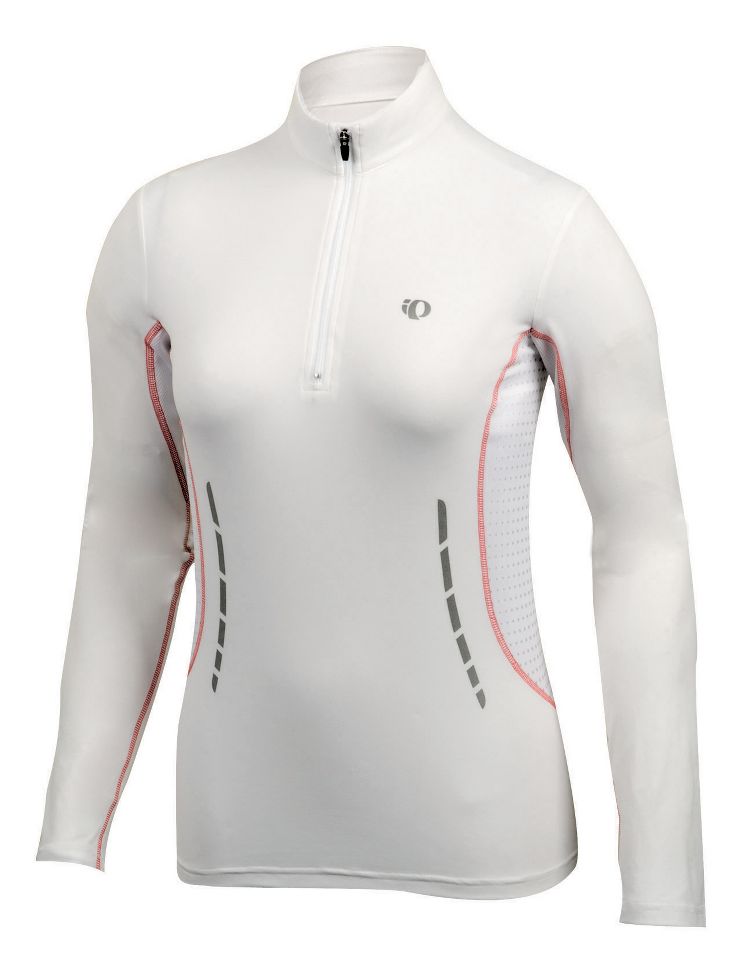 Womens Pearl Izumi Long Sleeve Fly Half Zip Technical Tops