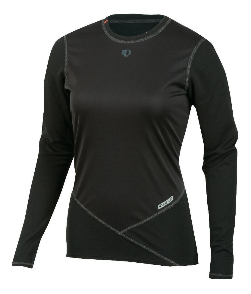 Womens Pearl Izumi Barrier Long Sleeve Baselayer No Zip Technical Tops