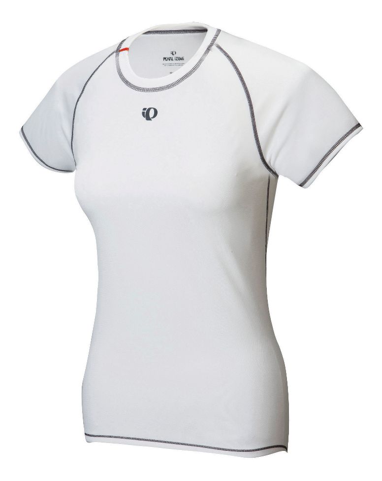Womens Pearl Izumi Transfer Short Sleeve Baselayer Short Sleeve Technical Tops