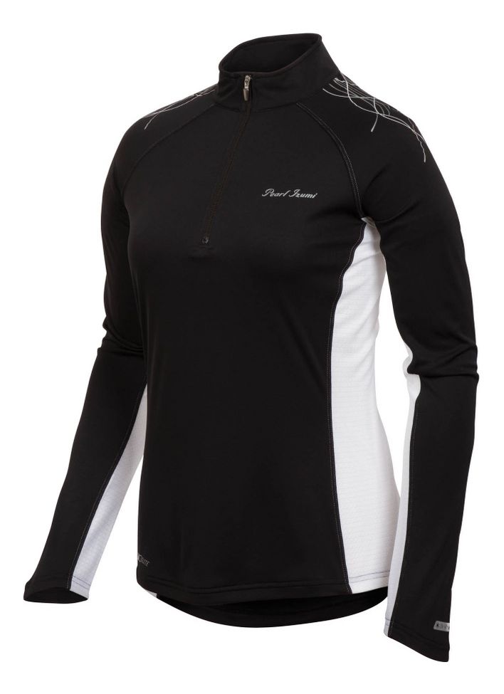 Womens Pearl Izumi Infinity In-R-Cool Long Sleeve 1/2 Zip Technical Tops