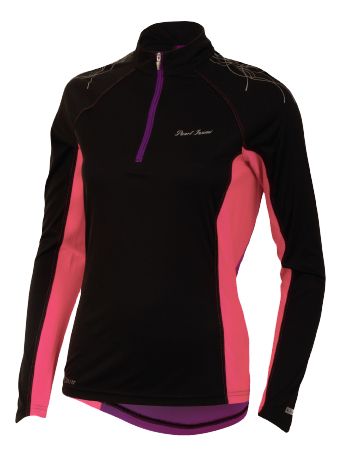 Womens Pearl Izumi Infinity In-R-Cool Long Sleeve 1/2 Zip Technical Tops