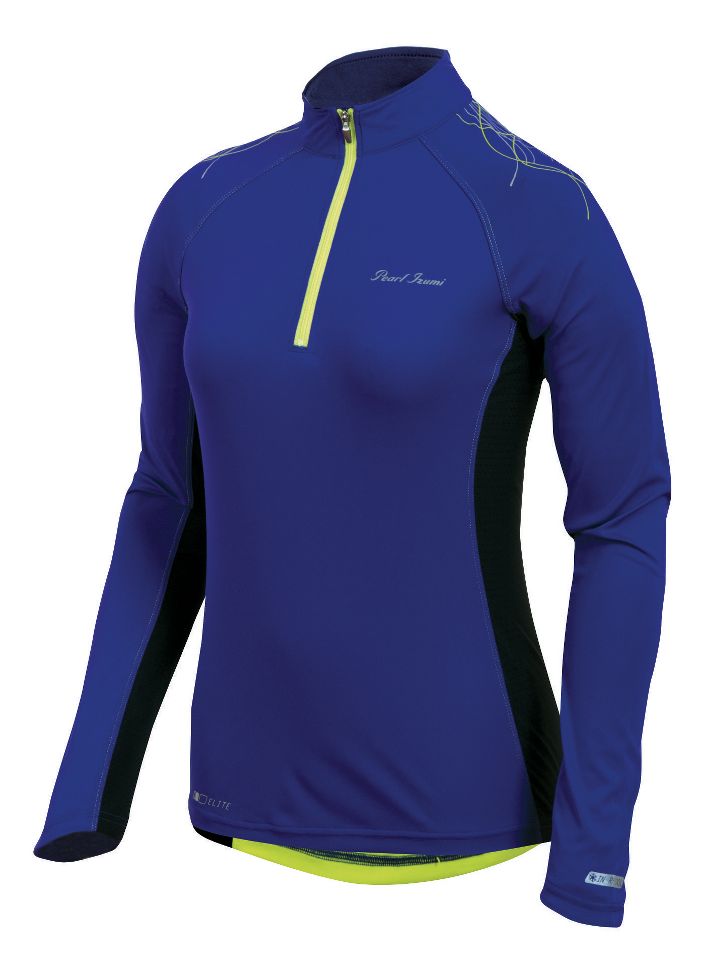 Womens Pearl Izumi Infinity In-R-Cool Long Sleeve 1/2 Zip Technical Tops