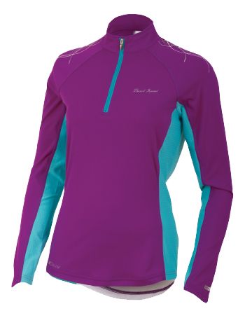 Womens Pearl Izumi Infinity In-R-Cool Long Sleeve 1/2 Zip Technical Tops