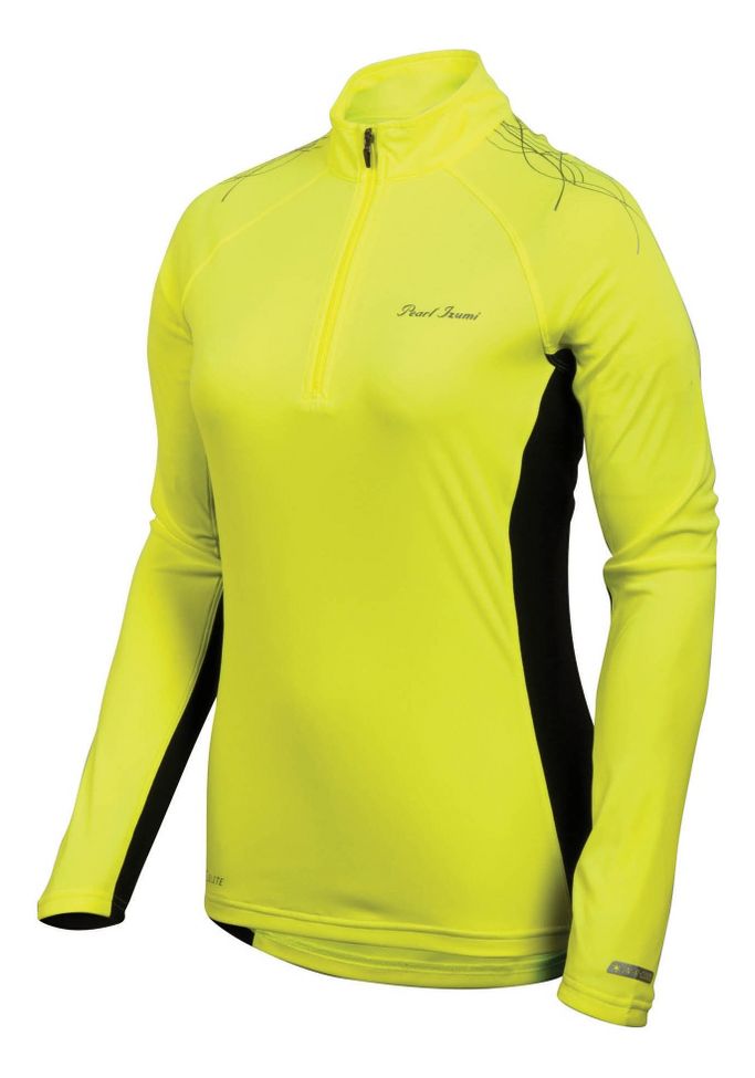 Womens Pearl Izumi Infinity In-R-Cool Long Sleeve 1/2 Zip Technical Tops