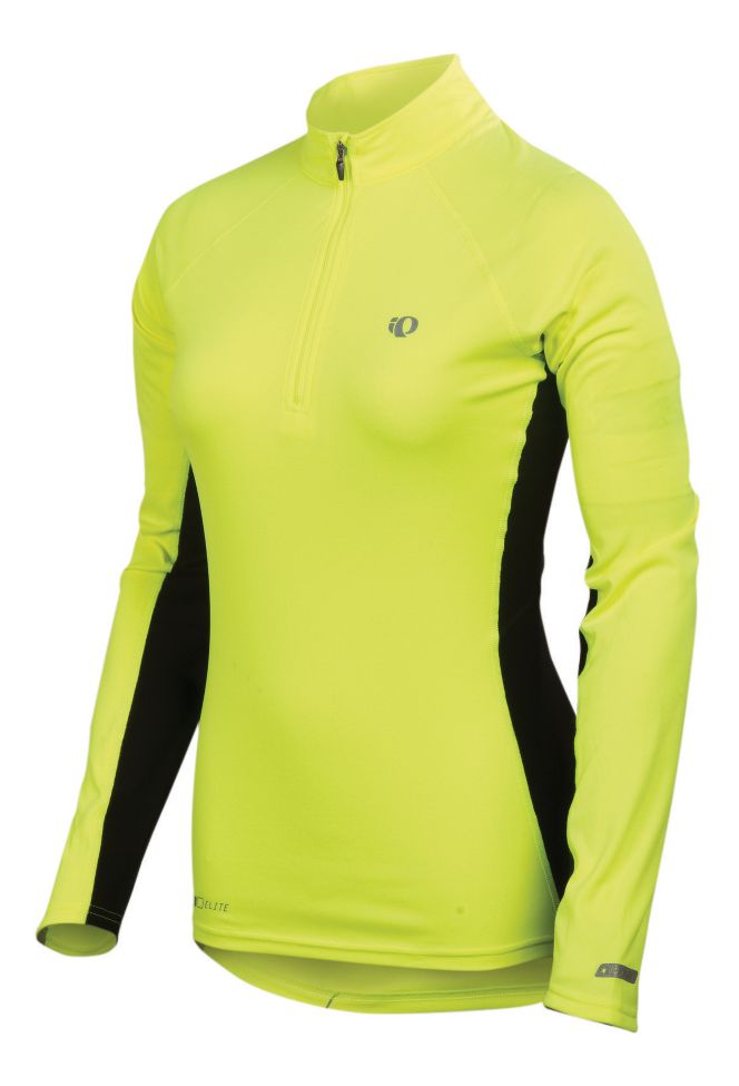 Womens Pearl Izumi Infinity In-R-Cool Long Sleeve 1/2 Zip Technical Tops