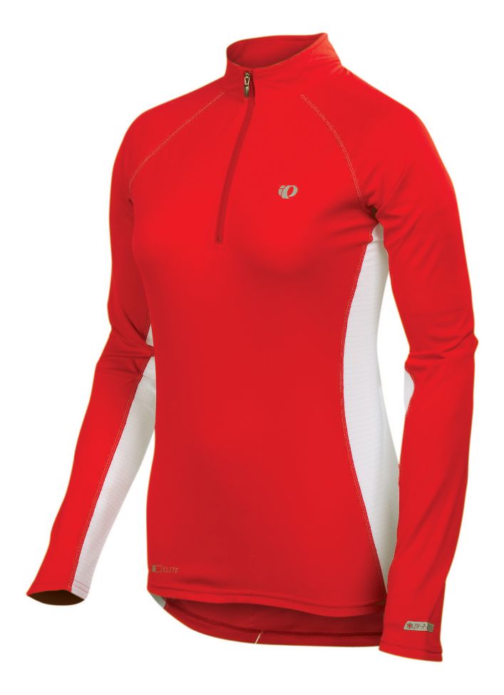 Womens Pearl Izumi Infinity In-R-Cool Long Sleeve 1/2 Zip Technical Tops