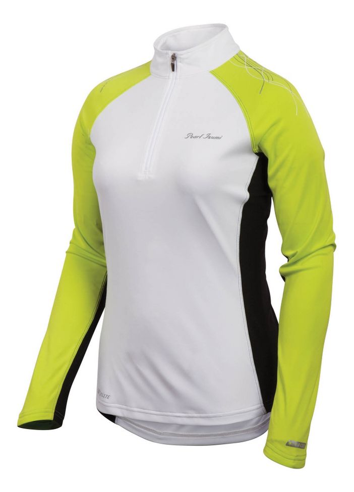 Womens Pearl Izumi Infinity In-R-Cool Long Sleeve 1/2 Zip Technical Tops