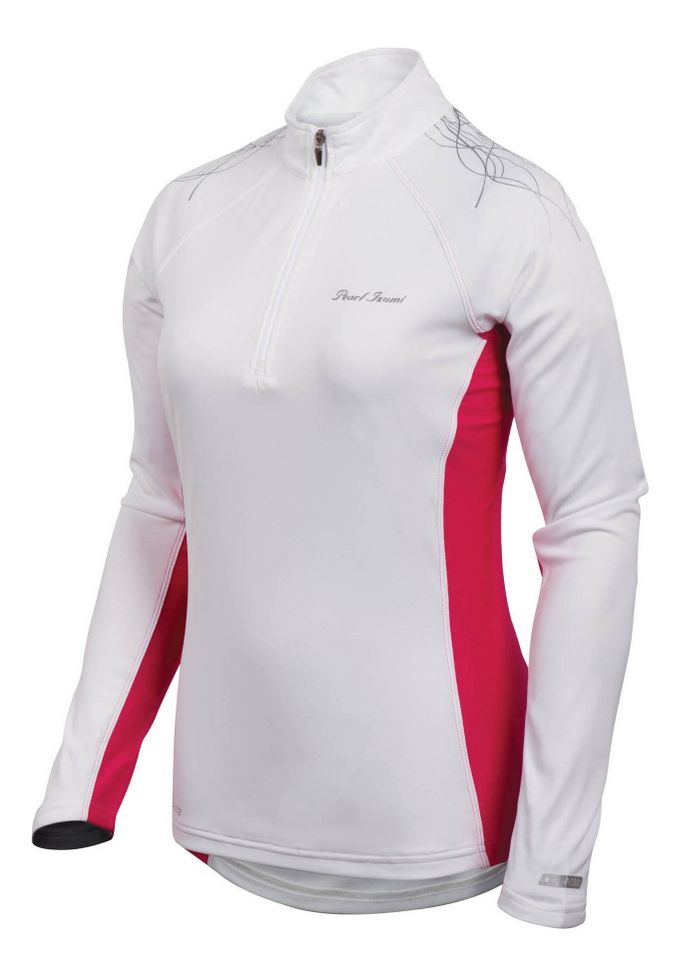 Womens Pearl Izumi Infinity In-R-Cool Long Sleeve 1/2 Zip Technical Tops