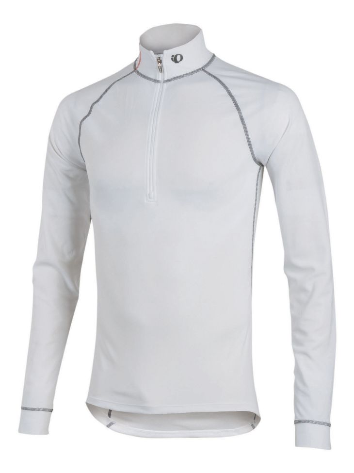 Mens Pearl Izumi Transfer Zip-Neck Long Sleeve Baselayer 1/2 Zip Technical Tops