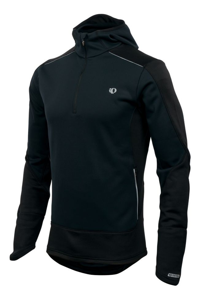 Mens Pearl Izumi Infinity Windblocking Hoody Long Sleeve 1/2 Zip Technical Tops