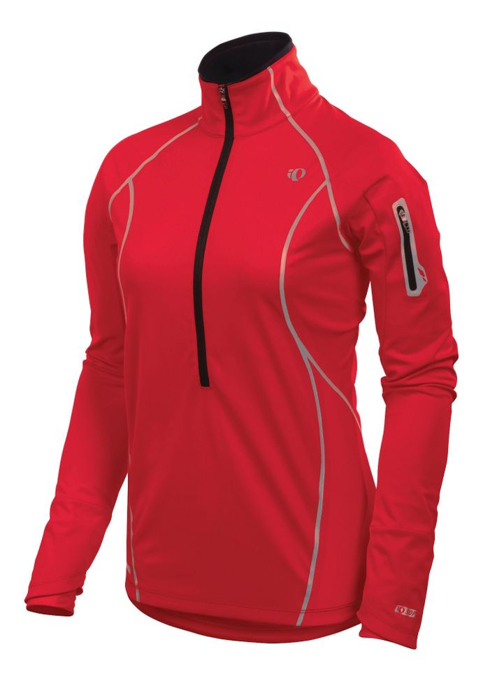 Womens Pearl Izumi Fly Evo Pullover Long Sleeve 1/2 Zip Technical Tops