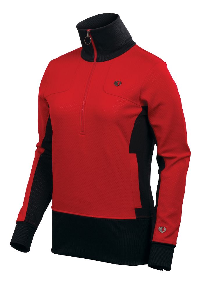 Womens Pearl Izumi Bellinger Jersey Long Sleeve 1/2 Zip Technical Tops