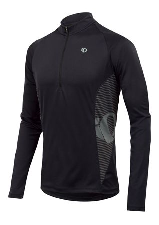 Mens Pearl Izumi Fly In-R-Cool Long Sleeve 1/2 Zip Technical Tops