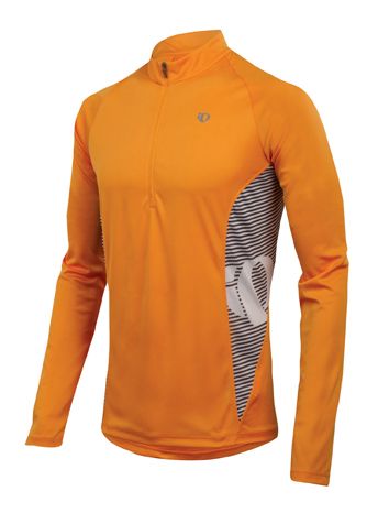Mens Pearl Izumi Fly In-R-Cool Long Sleeve 1/2 Zip Technical Tops
