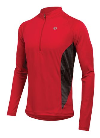 Mens Pearl Izumi Fly In-R-Cool Long Sleeve 1/2 Zip Technical Tops