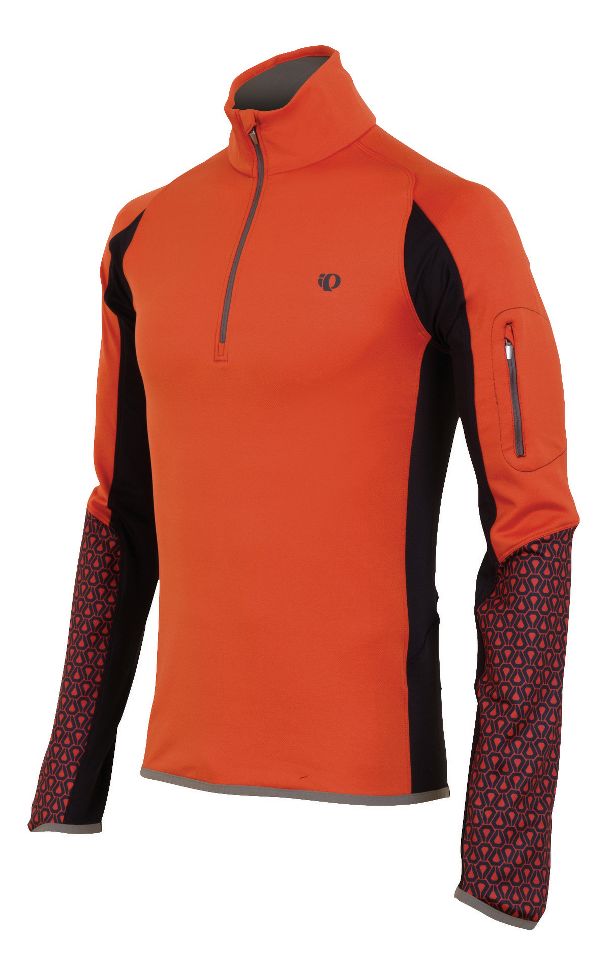 Mens Pearl Izumi Ultra Thermal Top Long Sleeve 1/2 Zip Technical Tops