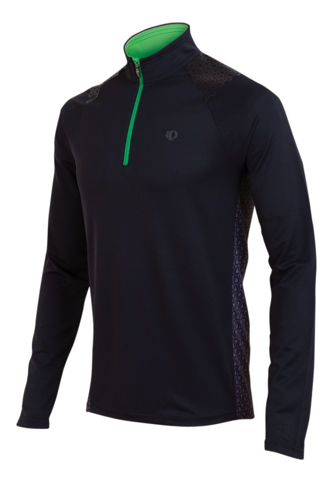Mens Pearl Izumi Ultra Long Sleeve Long Sleeve 1/2 Zip Technical Tops