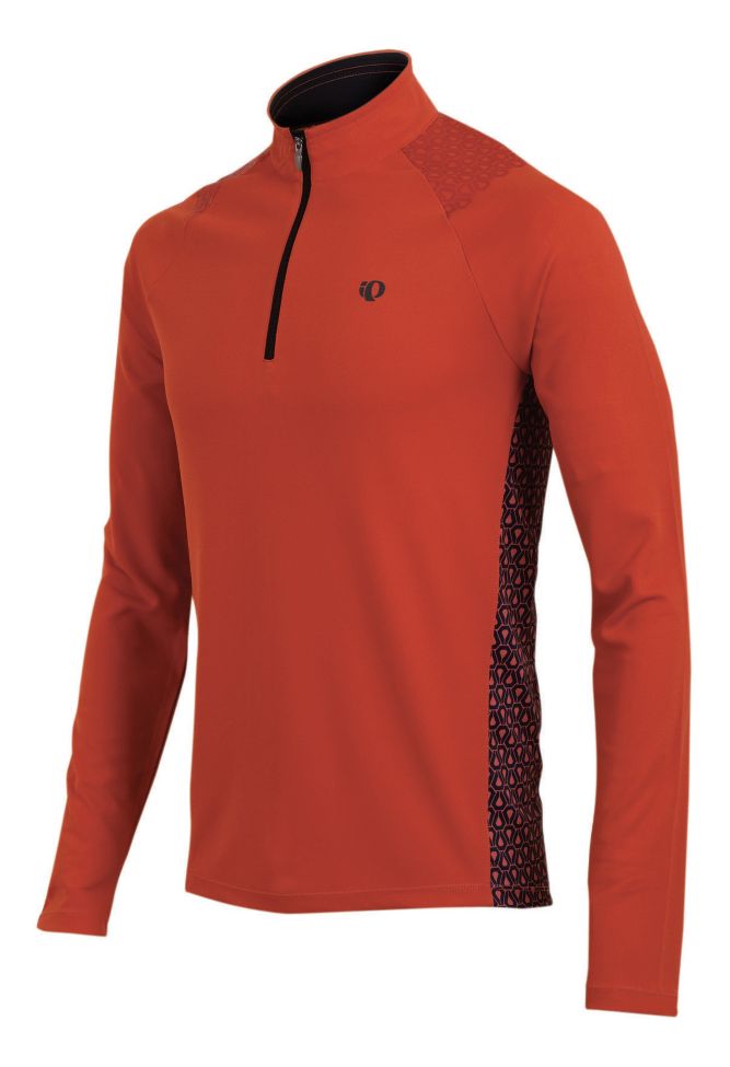 Mens Pearl Izumi Ultra Long Sleeve Long Sleeve 1/2 Zip Technical Tops
