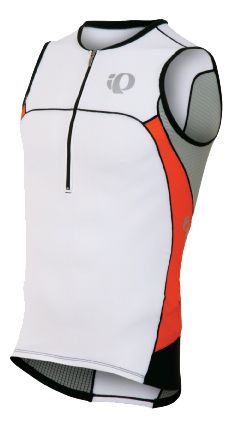 Mens Pearl Izumi ELITE In-R-Cool Tri SL Jersey Sleeveless Technical Tops