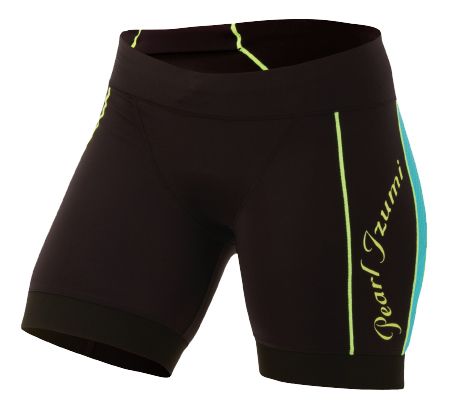 Womens Pearl Izumi Elite In-R-Cool Tri Race Short Fitted Shorts