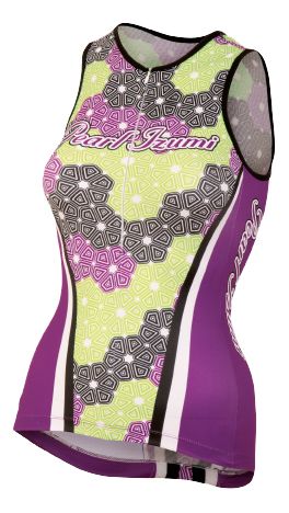 Womens Pearl Izumi Elite In-R-Cool LTD Tri Singlet Technical Tops