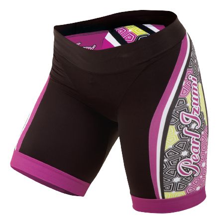 Womens Pearl Izumi Elite In-R-Cool LTD Tri Short Fitted Shorts