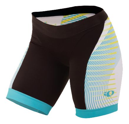 Womens Pearl Izumi Elite In-R-Cool LTD Tri Short Fitted Shorts
