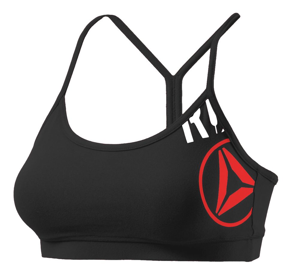 Womens Reebok CrossFit Skinny Racer Back Sports Bra