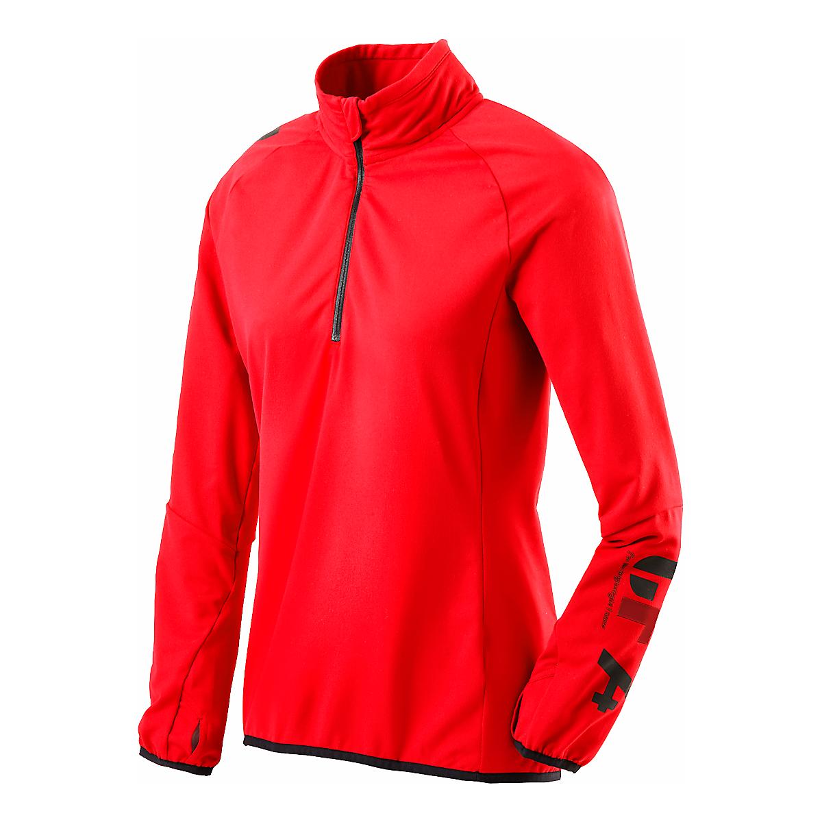 Womens Reebok Crossfit 14 Zip Fleece Long Sleeve 12 Zip Technical Tops At Road Runner Sports