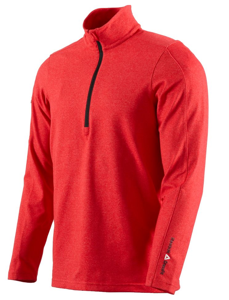 Mens Reebok CrossFit 1/4 Zip Long Sleeve 1/2 Zip Technical Tops