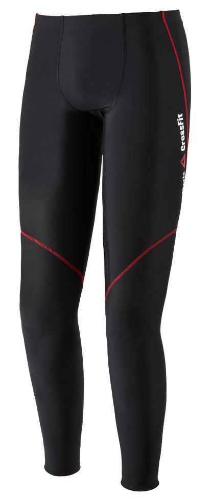 Mens Reebok Men's CrossFit Compression Fitted Tights