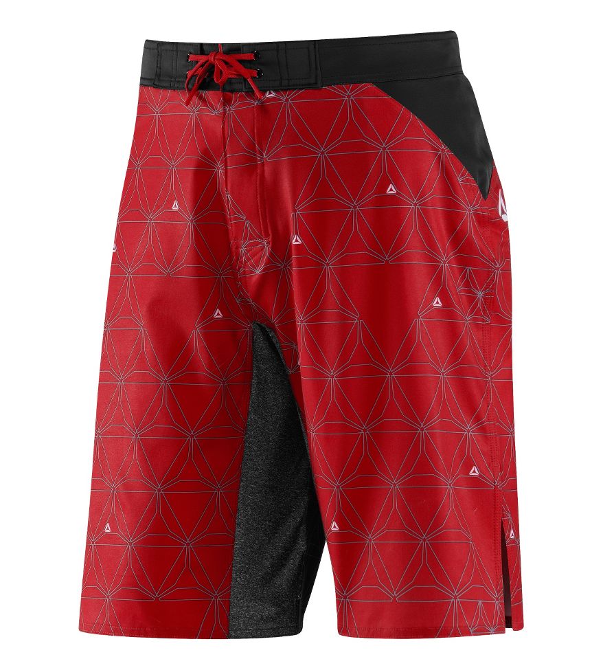 Mens Reebok Men's CrossFit Stretch Woven Board Unlined Shorts