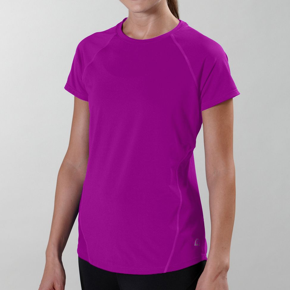 Womens Road Runner Sports Runner's High Short Sleeve Technical Tops