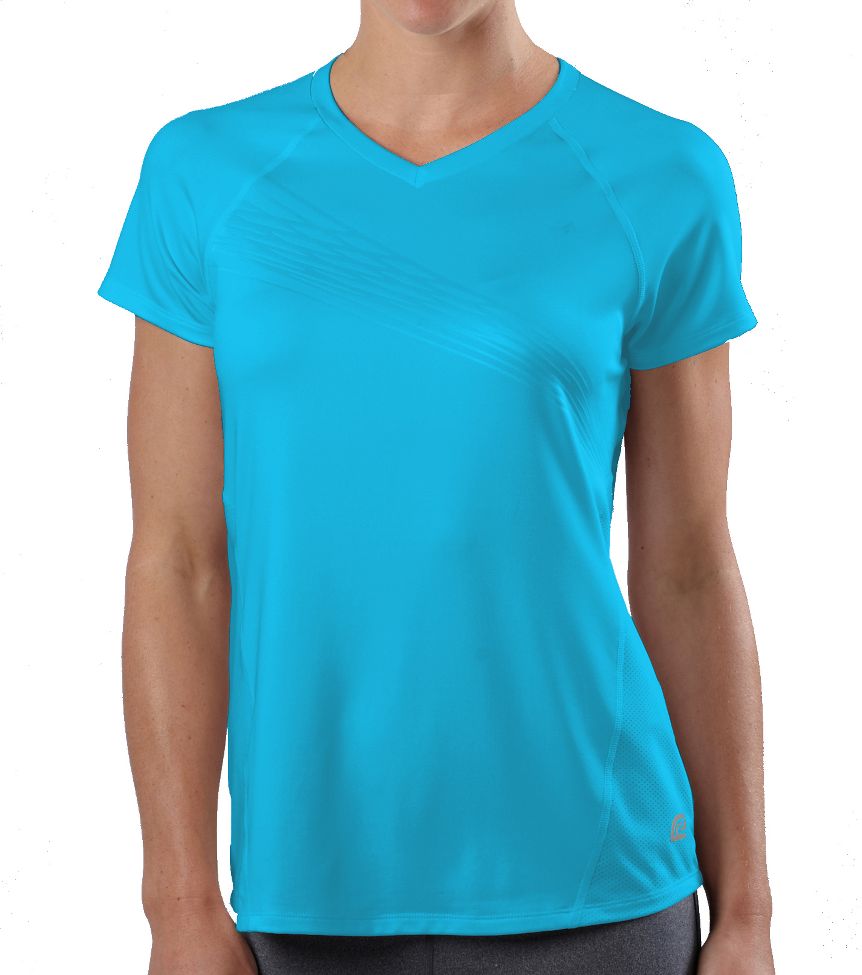 Womens Road Runner Sports Runners High Printed Short Sleeve Technical Tops