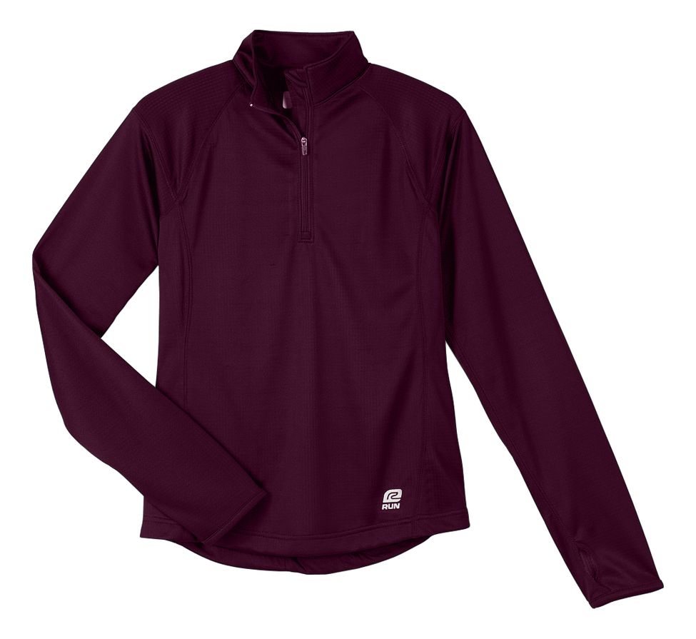 Womens RRS Carbon Mock Long Sleeve Half Zip Top Womens RRS Carbon Mock Long Sleeve Half Zip Top