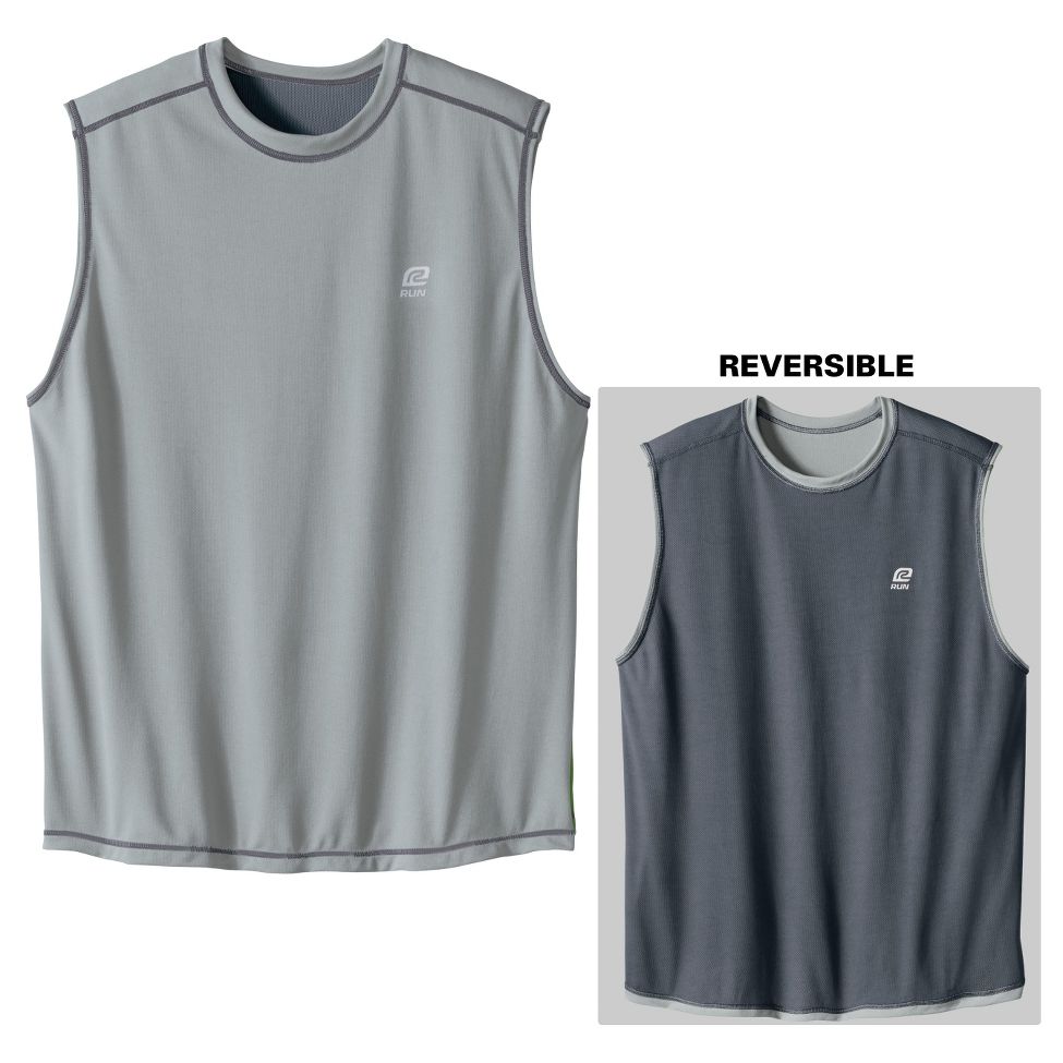 Mens Road Runner Sports Velocity Reverse Sleeveless Technical Tops