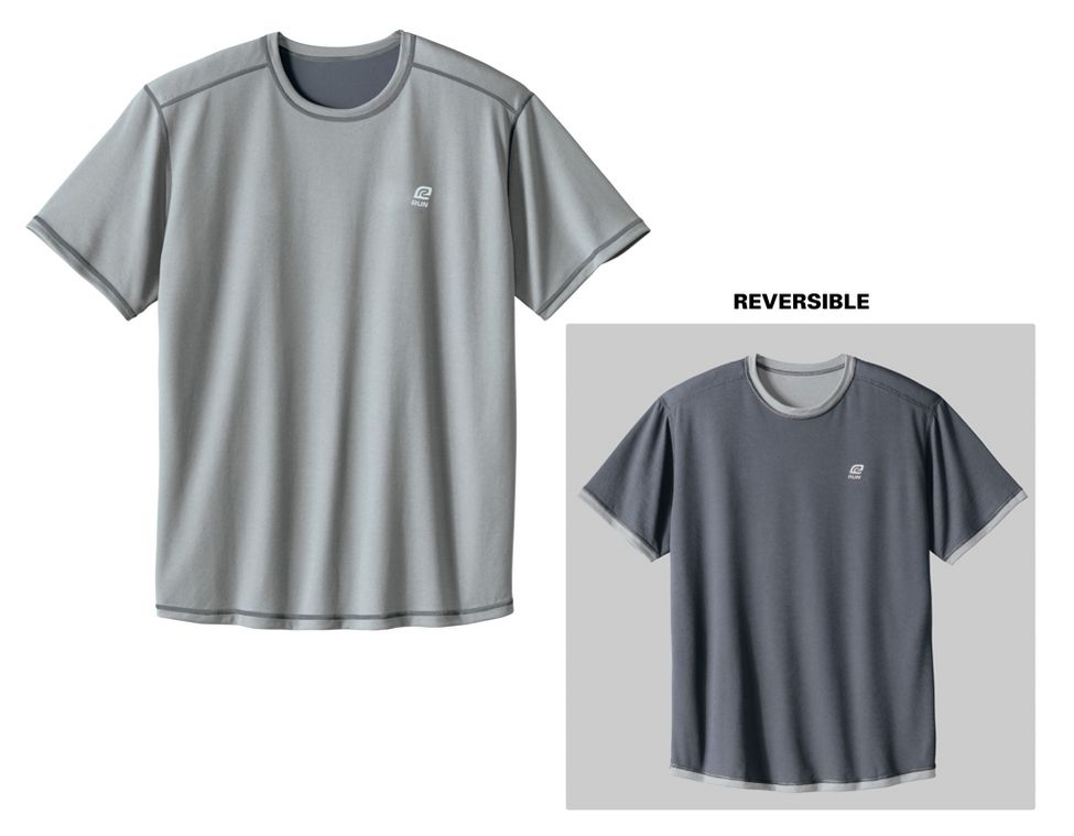 Mens Road Runner Sports Velocity Reverse Short Sleeve Technical Tops