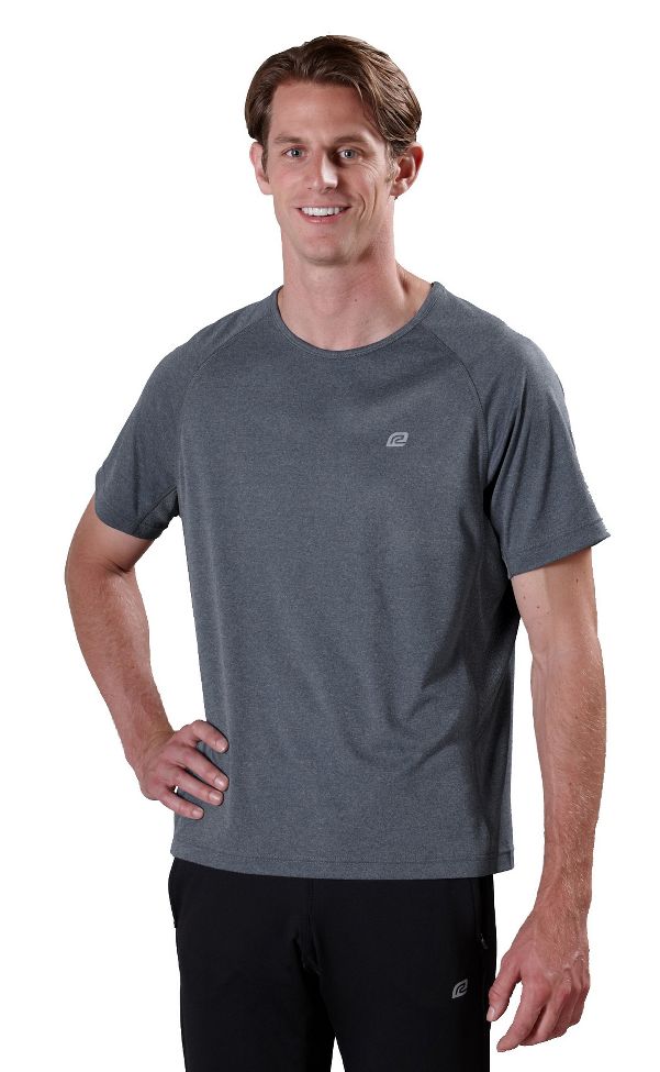 Mens Road Runner Sports Get Up & Go Short Sleeve Technical Tops